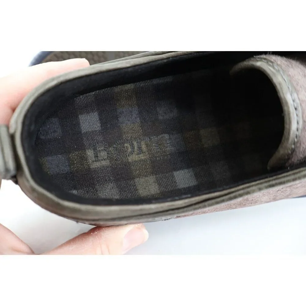Born Callisto Peltro Loafers Women's Size 10 Brown Leather Slip On Casual Shoes